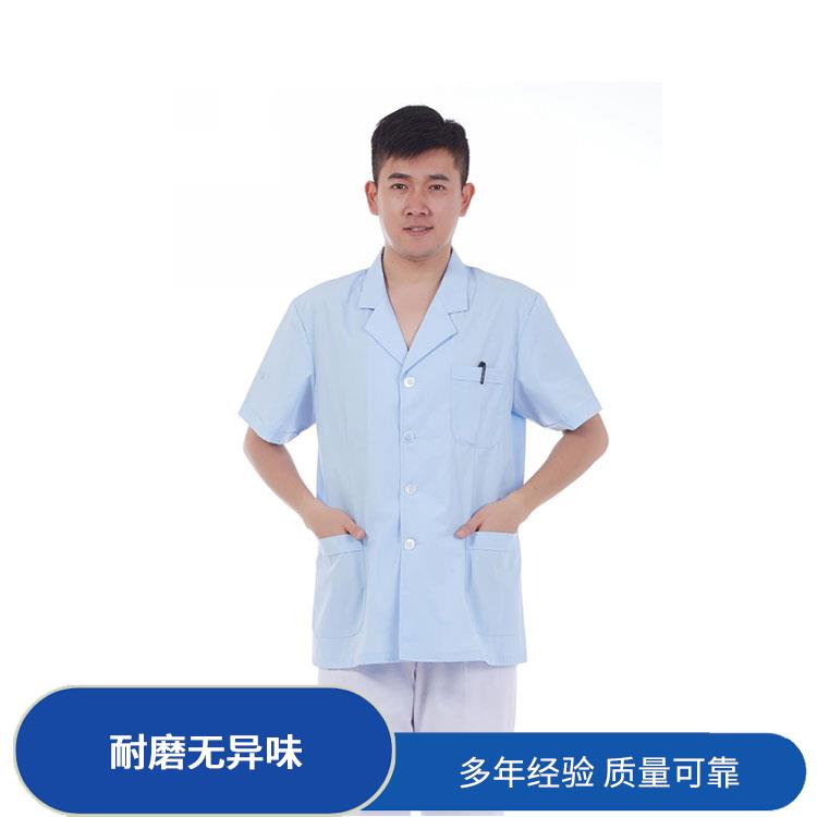 舒适耐穿透气女医生白大褂发货迅速薄款男女半袖工厂车间白大衣