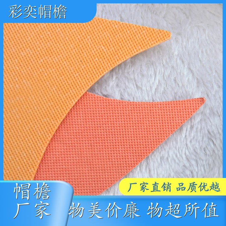 彩奕帽檐 pe塑料片帽沿材料 遮颜挂纱 柔韧性好 支持定制