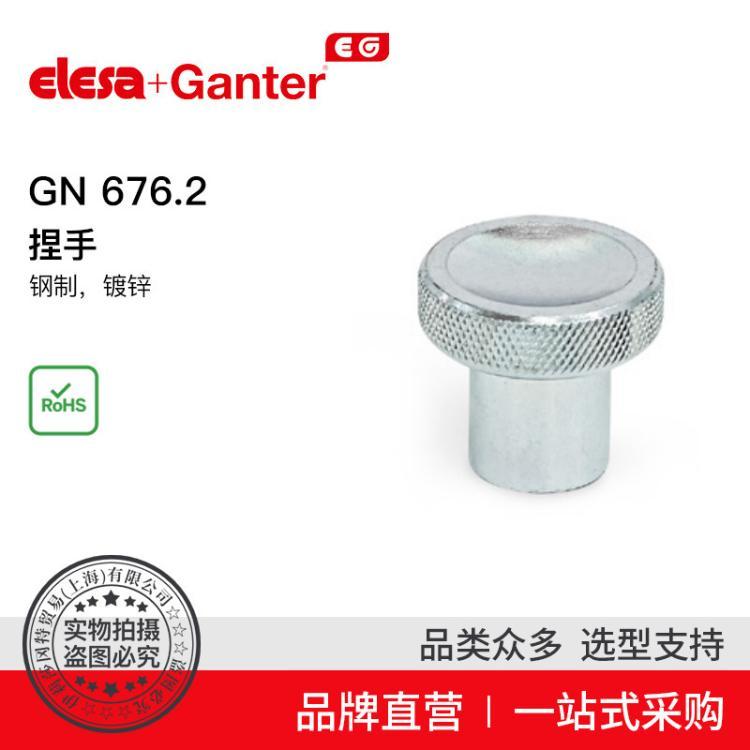 Elesa Ganter伊莉莎冈特 GN 676.2 捏手 带或不带滚花 钢制镀锌