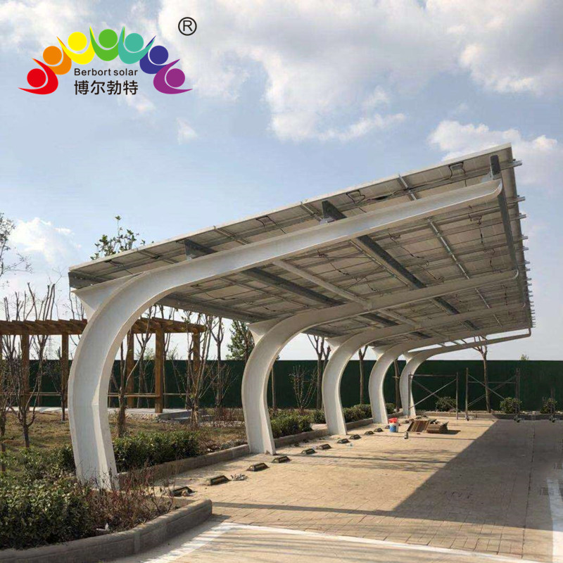 离网光伏发电系统汽车太阳能车棚供电系统厂家博尔勃特