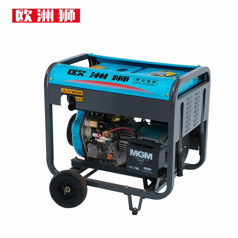 欧洲狮动力8kw三相汽油发电机 B-850GDI移动式永磁220/380V电启动