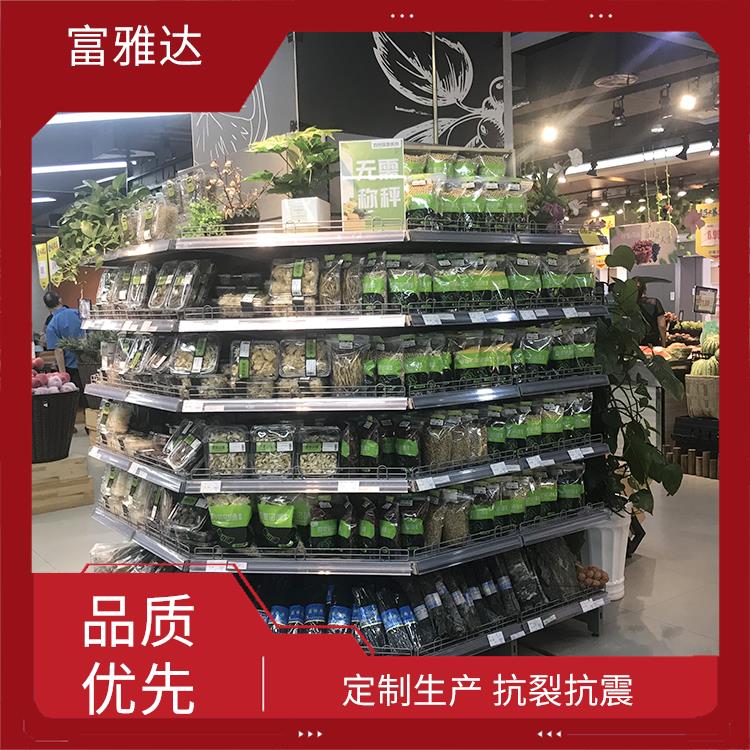 富雅达 冷轧钢材 超市标准货架 简约时尚 便捷安装