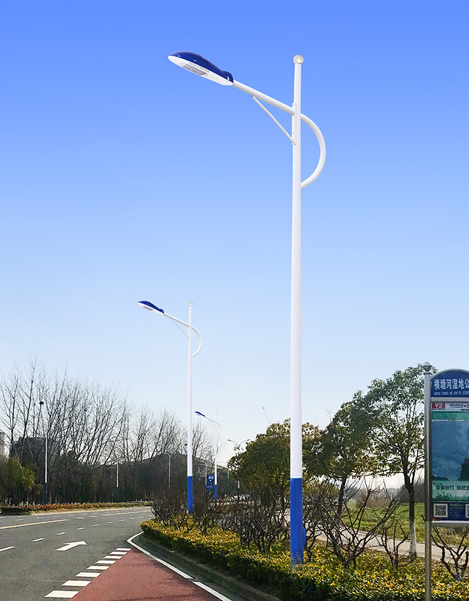 迪马新能源 小区市政道路照明l220v市电LED路灯 3-12米 支持定制