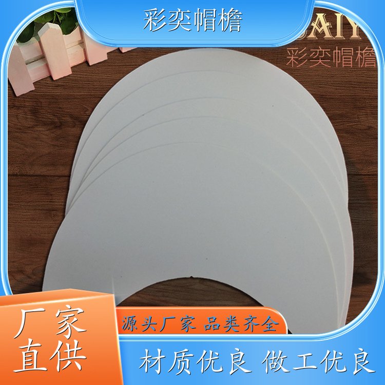 厂家批发 皮纹大帽沿 遮颜挂纱 成人帽子配件 颜色可选