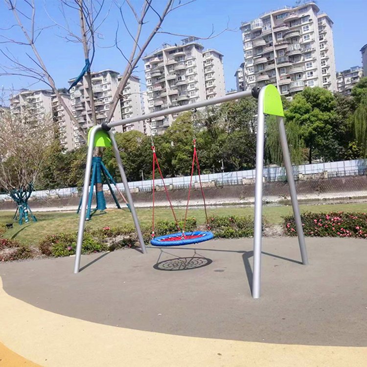 户外儿童游乐设备 小区广场公园网兜秋千 学校幼儿园网红秋千荡椅