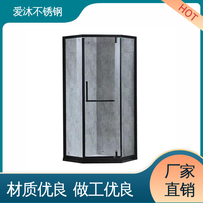 爱沐厂家 推拉玻璃门 铝合金淋浴房 防腐防霉 可按需定制