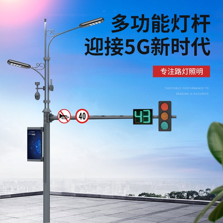 光宇照明共杆多杆合一多功能综合杆支持定制户外照明