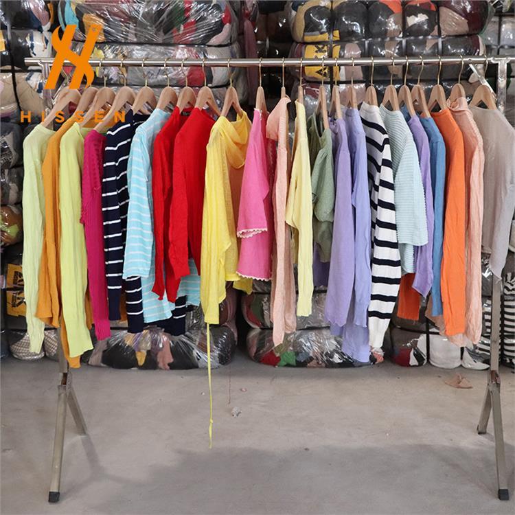 旧衣服女装二手薄款开衫毛衣used cardigan sweater出口科威特