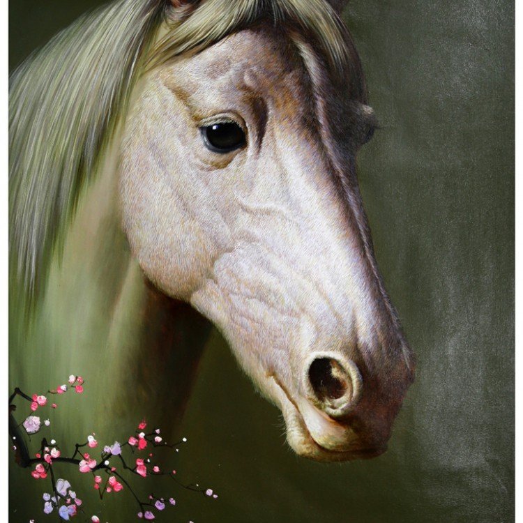 动物油画