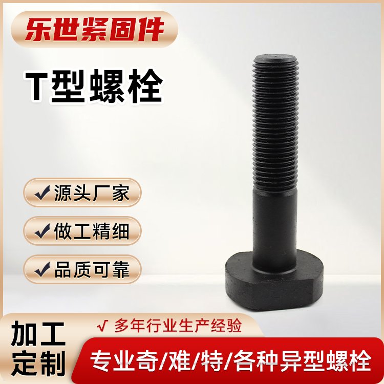 乐世紧固件 专业加工 8.8级梯型螺栓 T型 T形冲床模具压板螺丝 异型