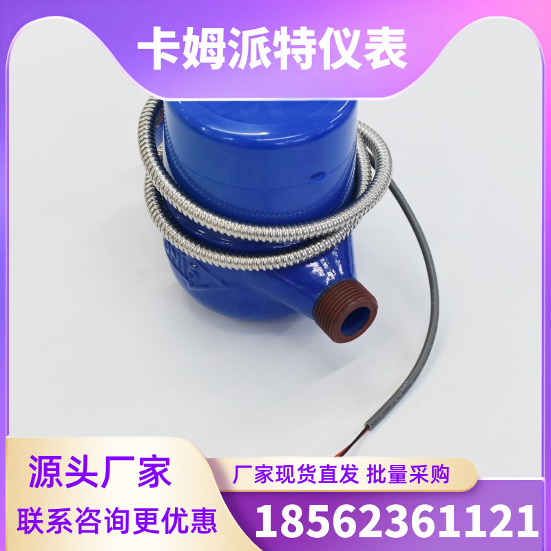 光电直读水表厂家 有线远传数据 计量精准 铁壳铜头材质 抄表自动化