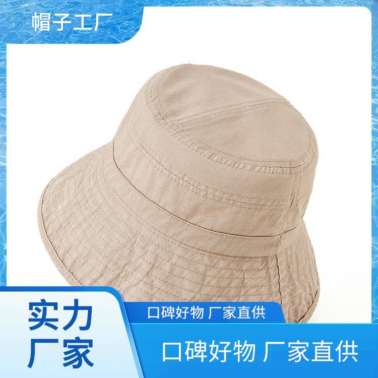 渔夫帽白色 免费拿样免费设计 旅游 帽子定制 字图LOGO
