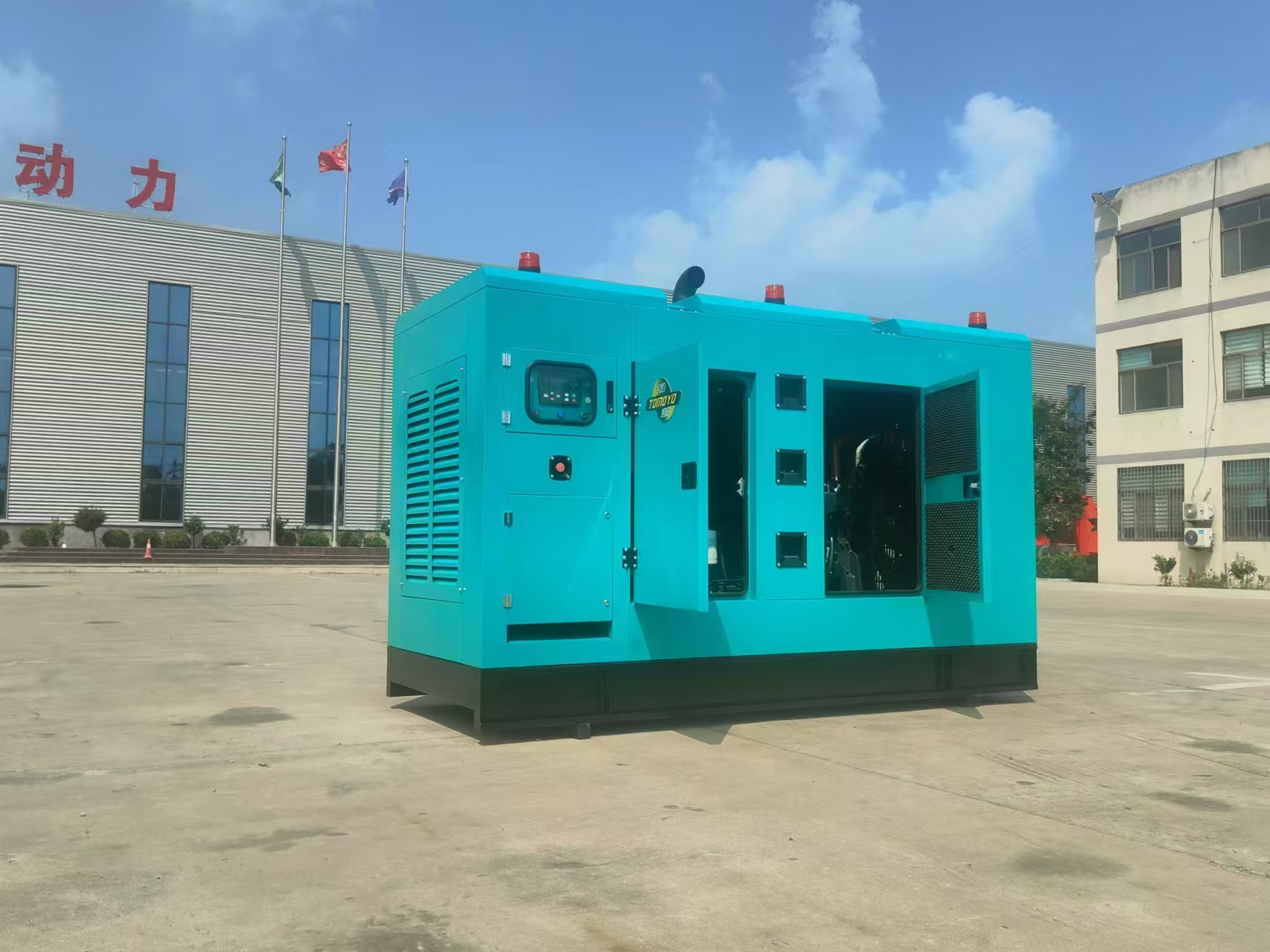 三相四线静音150kw柴油发电机大泽动力 机房应急备用电源 停电自启