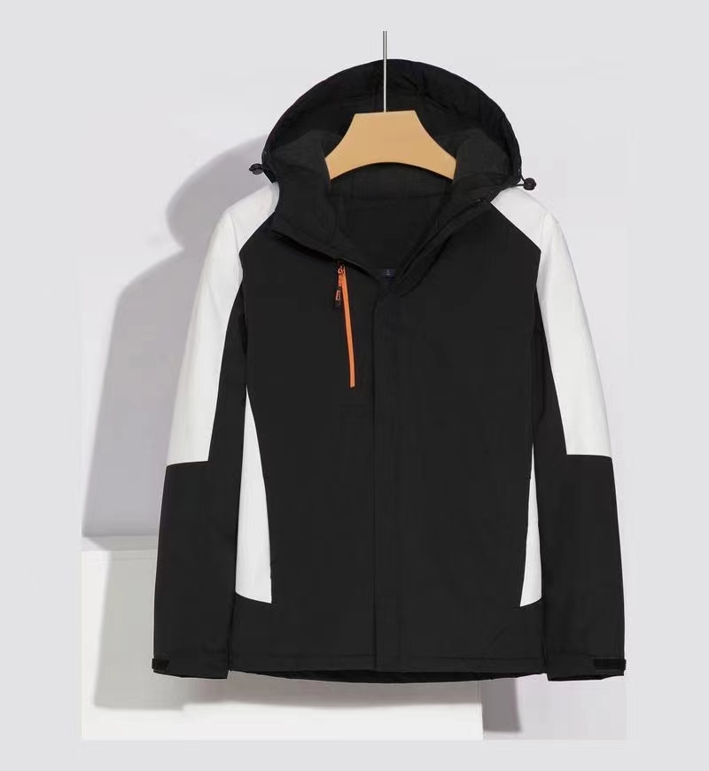 冲锋衣定制厂家 抓绒内胆可拆卸 团购服装 定做logo 订制户外登上服装