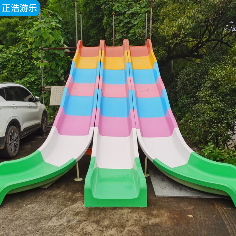 水上乐园拼接玻璃钢滑梯 非标定制儿童游乐设施 户外亲子互动滑滑梯