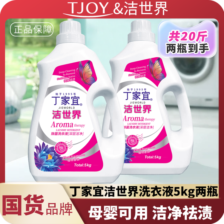 丁家宜洁世界除菌洗衣液 深层洁净 大师调香 进口香氛2KG