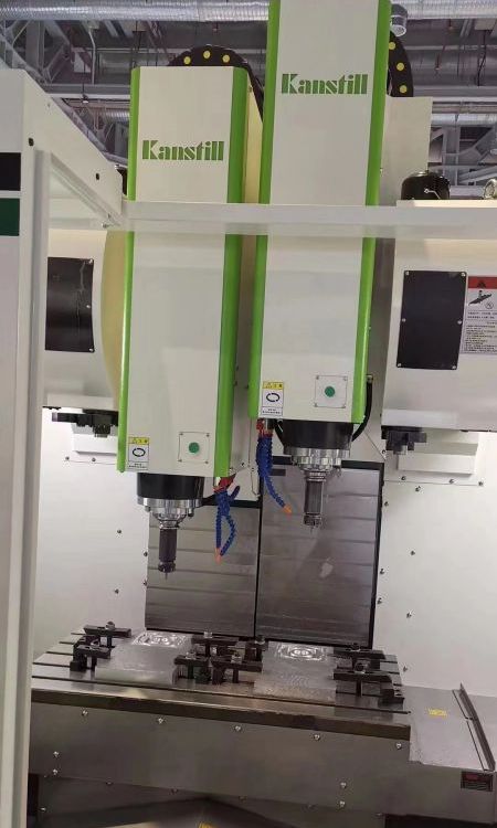 双主轴双刀库2倍高速高效立式加工中心VL8S大批量加工神器CNC