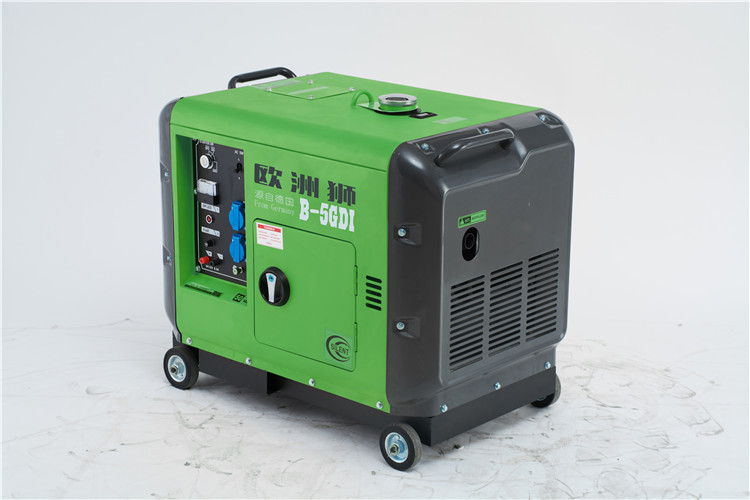欧洲狮8KW数码变频发电机 B-8GDI 质保三年 消防招投标体积小重量轻