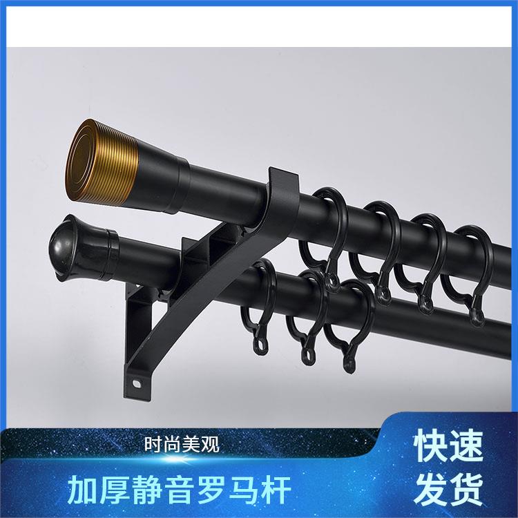 骏派展览场所静音罗马杆窗帘杆配件安装便利实力厂商