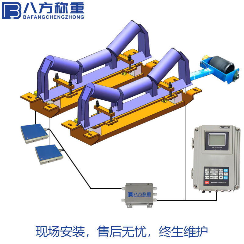 八方称重 高精度阵列式皮带秤生产厂家 不锈钢电子配料秤 ICS系列