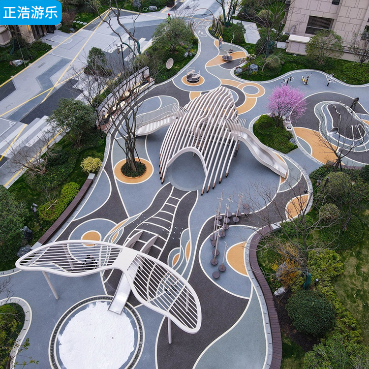 户外大型鲸鱼不锈钢滑梯 非标儿童游乐设备 幼儿园组合娱乐设施