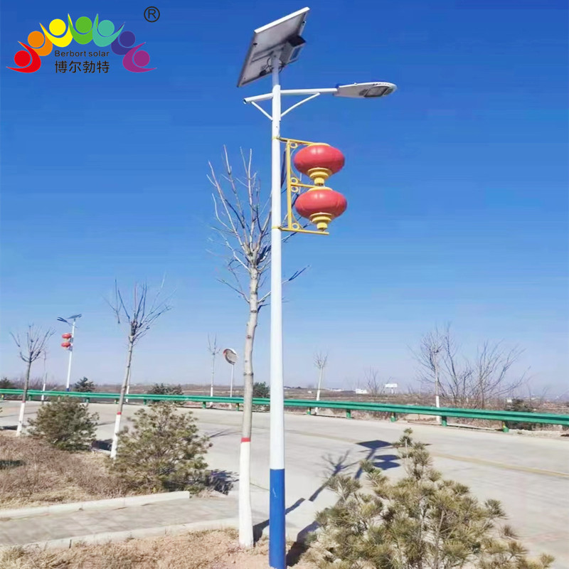 博尔勃特一体化太阳能路灯市政道路照明热镀锌LED路灯杆厂家批发