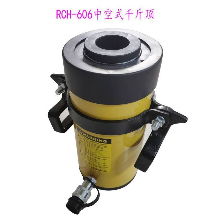 供应巨轮兴（SUNRUN）60吨中空式千斤顶RCH-606单作用分离式油缸