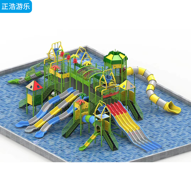 户外水上乐园组合滑梯 大型儿童非标游乐设备 景区游艺设施