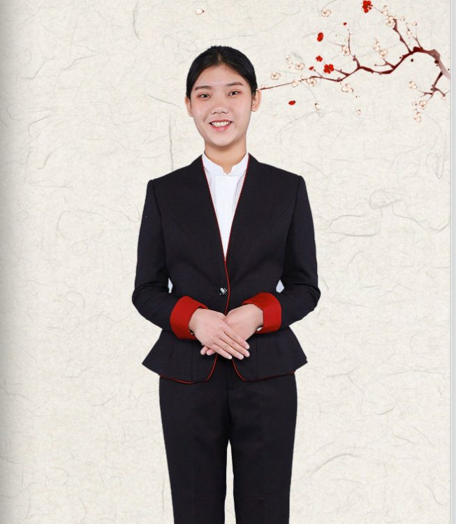 酒店工作制服 服务员职装西裤 后厨保洁清洁工作服设计定制