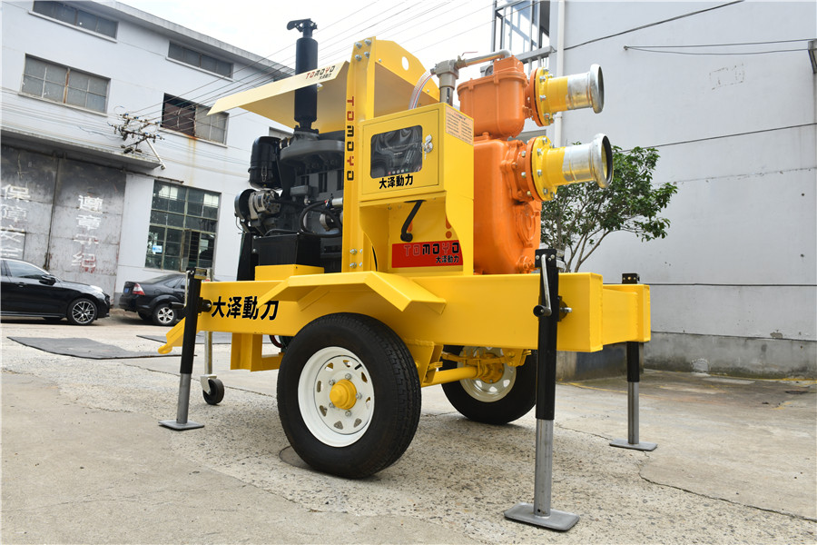 大泽动力300立方1500方600方柴油水泵车 自吸式 防汛排涝 市政应急