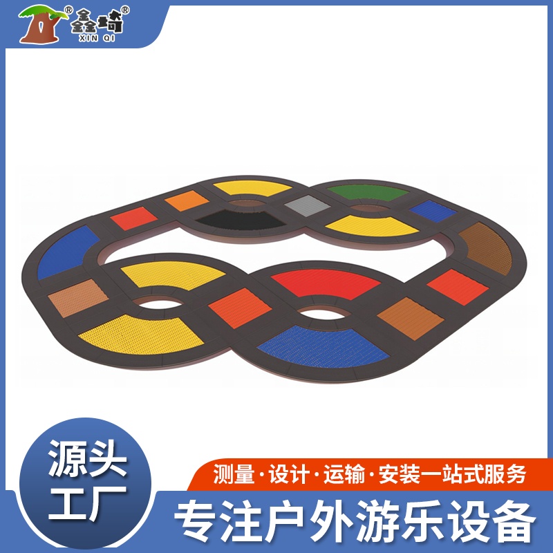 户外埋地式蹦蹦床 室外单人地面跳床 非标网面包塑地蹦床