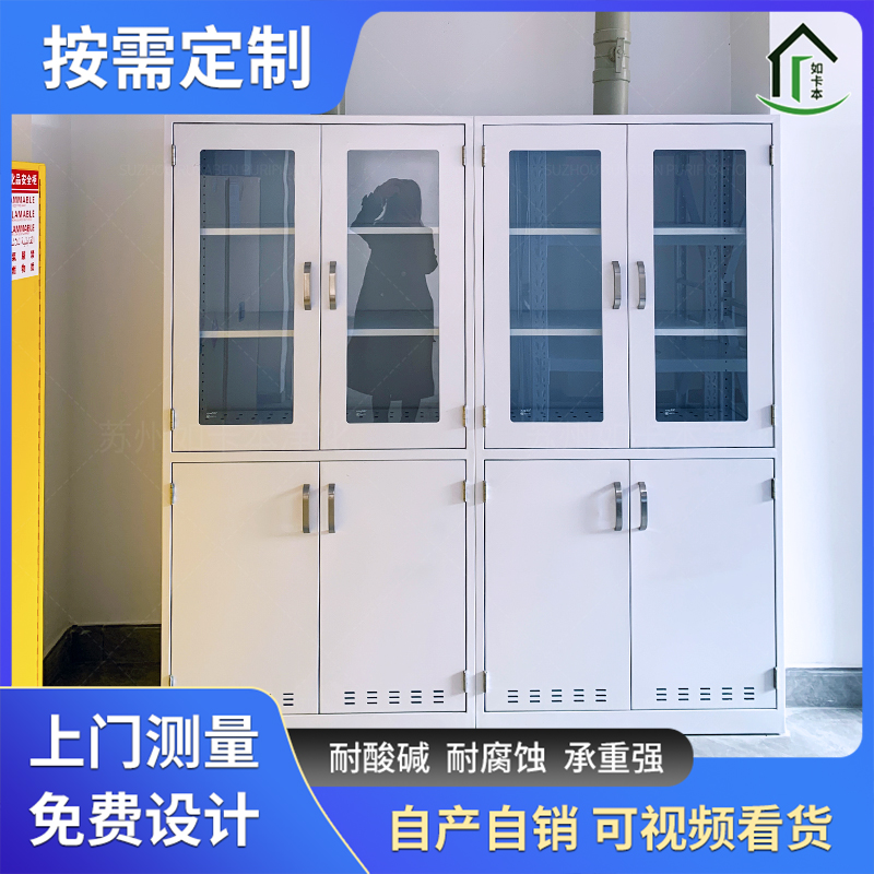 pp全钢器皿柜 耐酸碱试剂柜 化学品存储柜 耐腐蚀双开门 可定做 如卡本