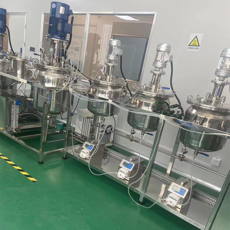 双层不锈钢反应釜5L10L20L100L 电加聚合热精馏釜加工厂