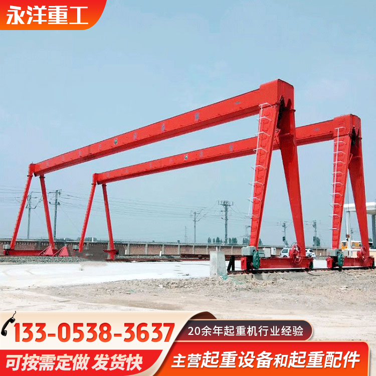 10吨龙门吊 门式起重机经济使用 车间仓库工程指导安装