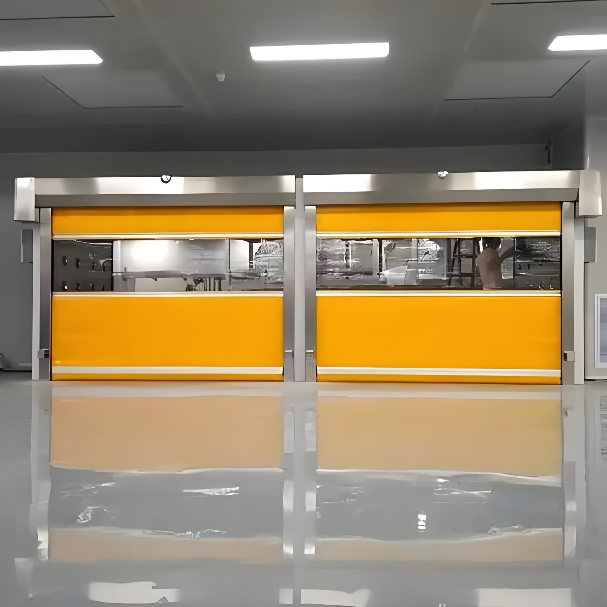 pvc快速卷帘门 洗车房车间自动升降卷闸门 电动红外感应门 快起快落