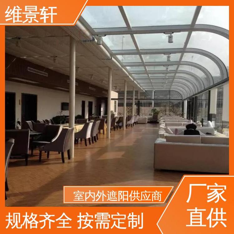 免费测量 商场天棚帘 智能电动遮阳帘 材质优良 维景轩