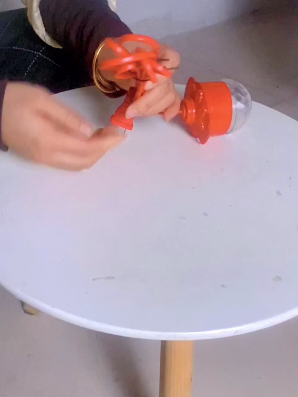 灯笼专用LED灯红色彩色魔球旋转灯笼伴侣螺口投影防水节能灯泡