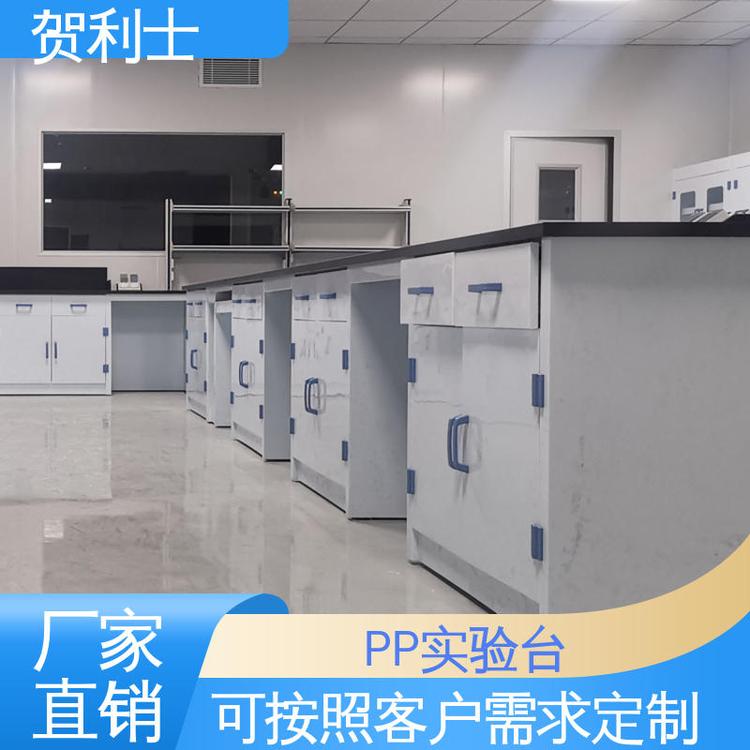 厂家直供 耐酸碱pp化验台 适用有机实验室 PP实验台柜 支持定制