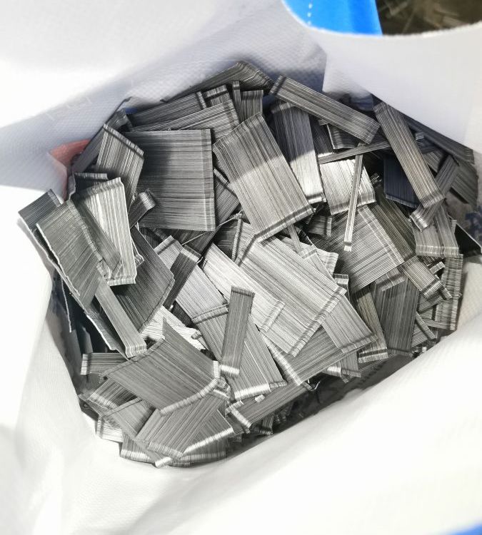 成排剪切端钩铣削钢纤维 RPC专用抗裂纤维地坪路面用