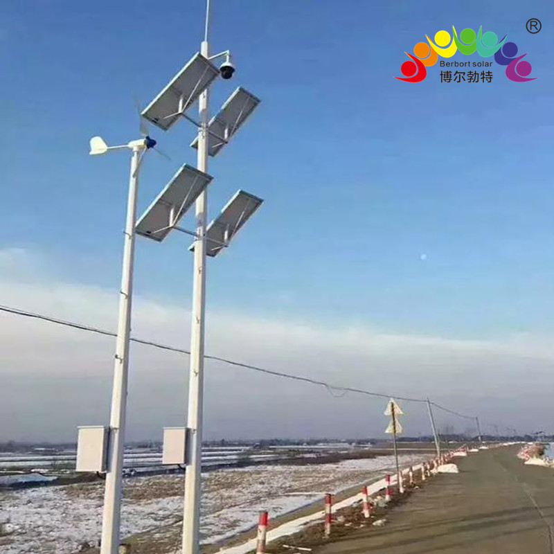 博尔勃特高速公路太阳能离网发电系统 风光互补监控供电系统厂家