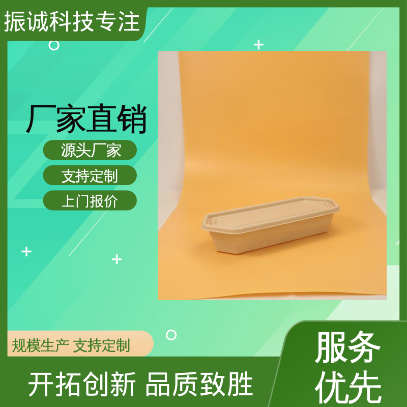 免洗碗 儿童带餐便携环保 外卖打包盒 带盖 振诚科技