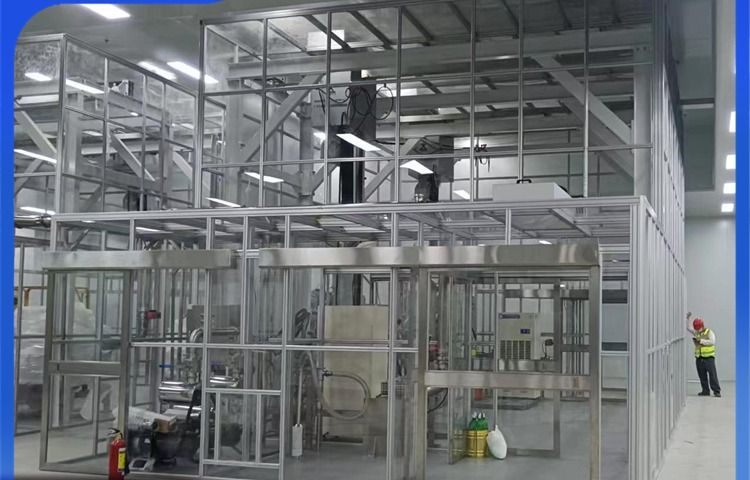 九少洁净棚 FFU无尘设备简易无尘室 百级净化 生物洁净室装修工程