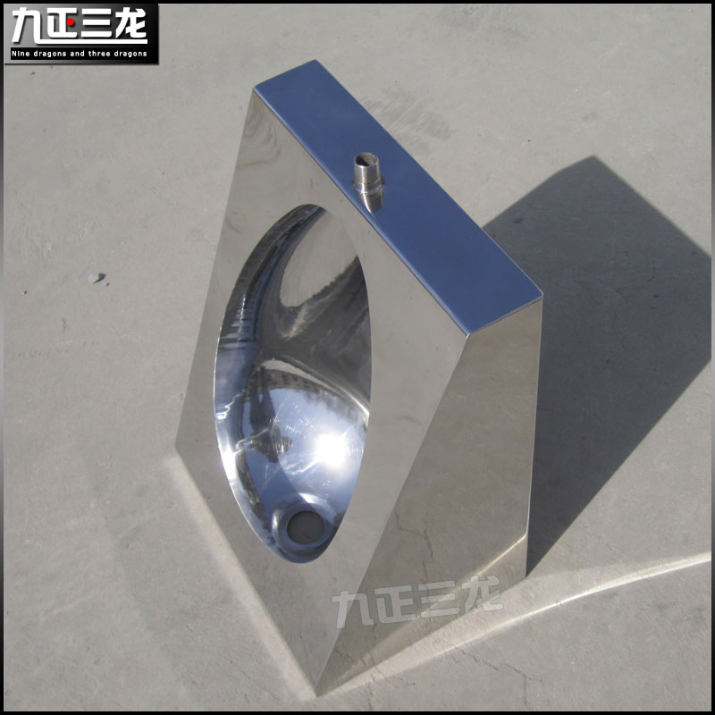 不锈钢小便器工程用小便斗男士小便池便槽挂墙式酒吧工程承包