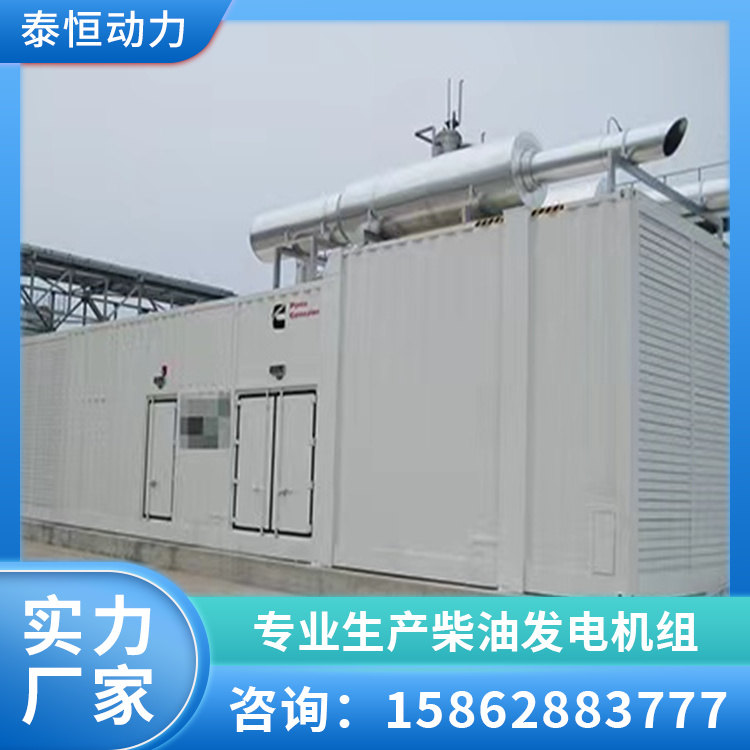 集装箱式柴油发电机组 大型静音型发电机 带静音箱