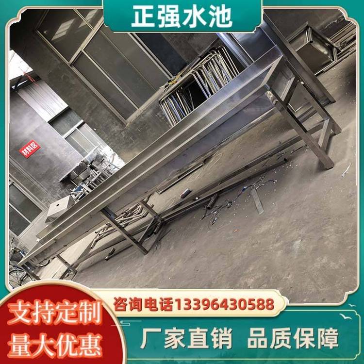 学校不锈钢洗手池201加厚板材公共洗漱池定制户外5米水池