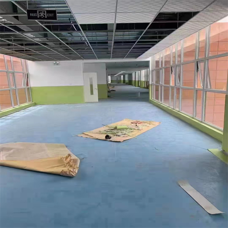 办公室PVC塑胶地板厨房防水地胶商用耐磨水泥地医院 锐康体育