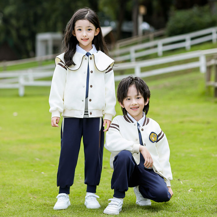一年级学生棒球运动会校服套装 幼儿园园服英伦春秋装三件套