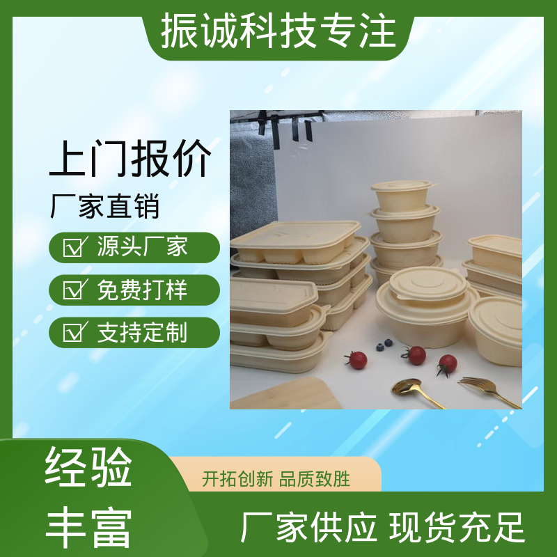振诚科技 外卖打包盒 六格餐盒 儿童带餐便携环保
