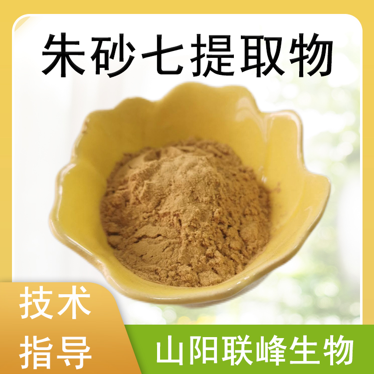 朱砂七提取物 10：1水溶朱砂粉 食品原料 棕黄色 1公斤/包