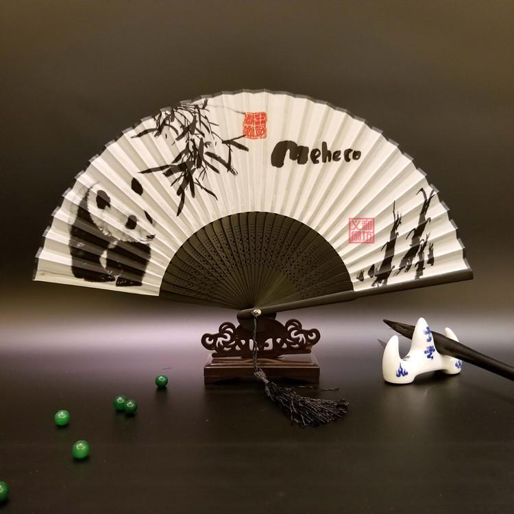 古风折扇 义和扇坊 专业的制扇厂家 可定制logo 纸折扇批发